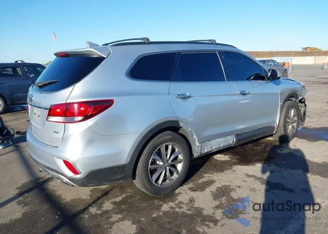 2017 Hyundai Santa Fe Se from USA, damaged, VIN KM8SMDHF4HU174490